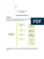 Alteraciones Metabolicas