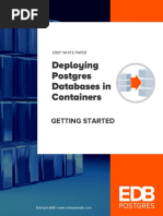 Deploying Postgres