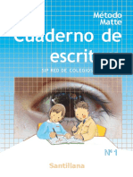 Cuaderno de Escritura Matte