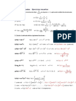 Ejercicios de Derivadas