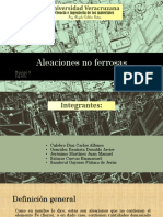 Aleaciones no ferrosas: Características y clasificación