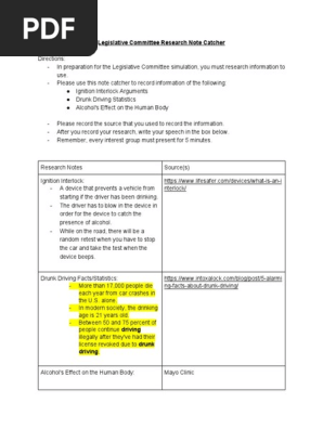 sarah fadel - legislative committee research note catcher