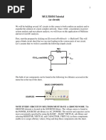 Multisim Lab Tutorial - 1 Phase