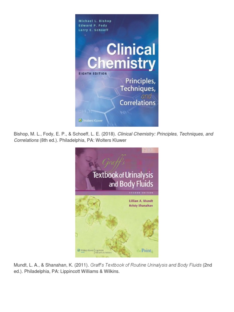 Urinalysis References Pdf