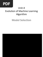 Evolution of Machine Learning Algorithm