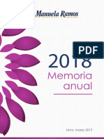 Memoria 2018 del Movimiento Manuela Ramos