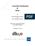Object-Oriented Databases & Db4o: by Annemarie Burger (479207) & Pinar Turkyilmaz (476728)
