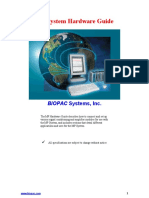 BIOPAC MP Hardware Guide Unprotected PDF