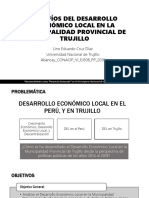 Investigación Desarrollo Económico Local Trujillo, Perú 2018