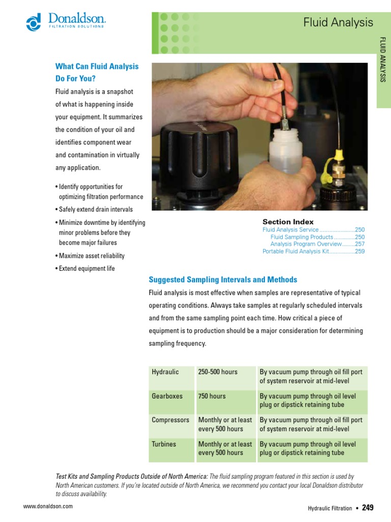 Hydraulic Fluid Analysis Program PDF Wear Data Analysis