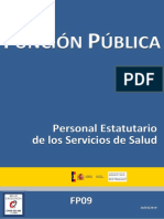 Sumario FP09 Personal Estatutario de Los Servicios de Salud