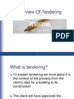 1) Overview of Tendering