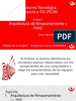 Cap 1 - 5 Arquitectura de Almacenamiento, RAID y Cloud