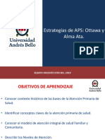 Estrategias APS: Declaración Alma Ata y Carta Ottawa