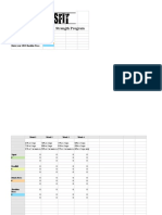 Blank Wendler 531 Strength Program Excel