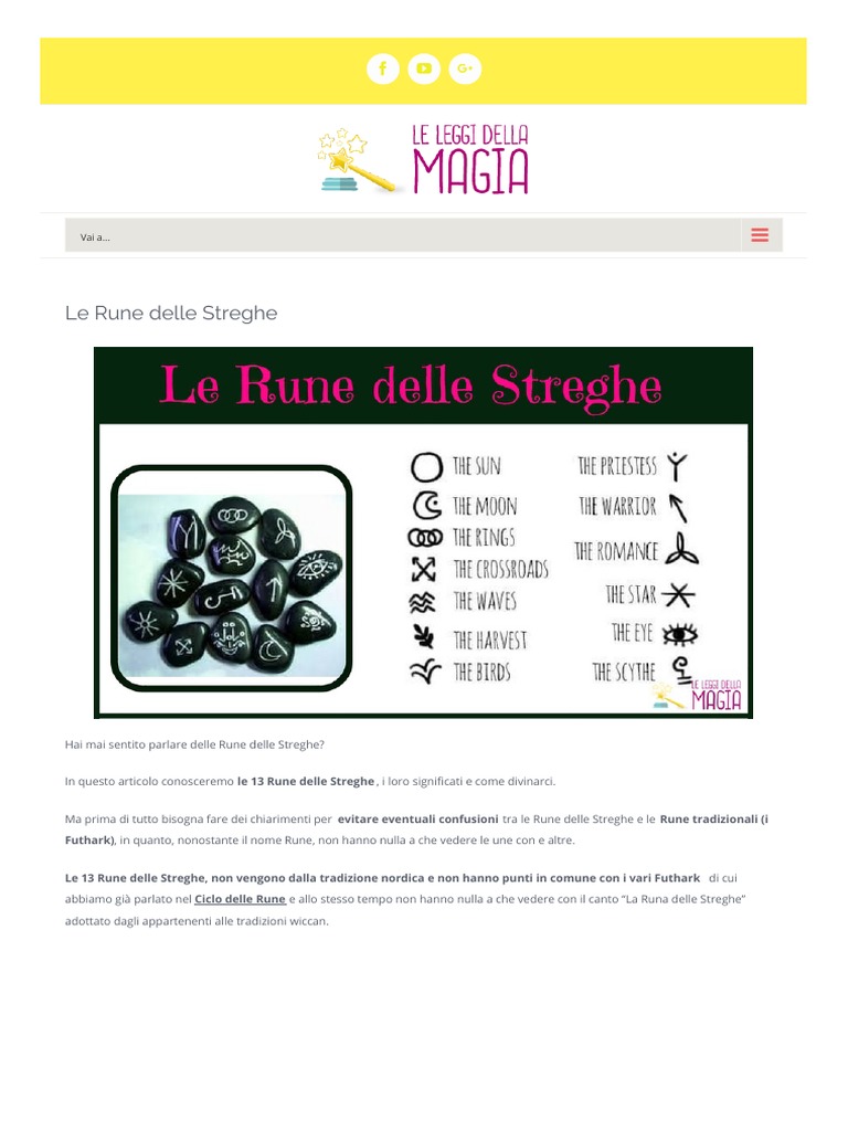 Rune Delle Streghe | Runa delle Streghe – TLWK