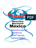 REQUISITOS para Ingresar A CIOFF México 2013 PDF