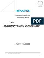 Proyecto de Canal de Riego PDF