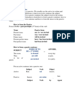 Passive Voice With Two Objects