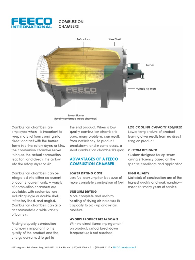 Combustion Chambers: Steel Shell Refractory | PDF | Clothes Dryer ...