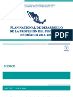 5 Plan Nacional Desarrollo Profesión Psicólogo FENAPSIME PDF