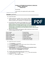 Introduction to Morphology: Identifying Morphemes