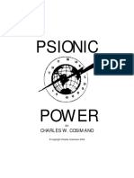 Psionic Power CHARLES W. COSIMANO