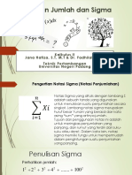 Penulisan Rumus Dan Sigma