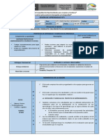 SESIÓN DE APRENDIZAJE  - 5° AÑO-COMPUTACIÓN E INFORMÁTICA