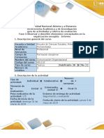 Guía de Actividades y Rúbrica de Evaluación - Fase 3 - Observar y Describir Elementos Conceptuales en La Organización Escogida - Informe