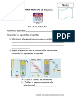 Examen Mensual de Biología