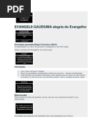 EVANGELII GAUDIUMA alegria do Evangelho.docx