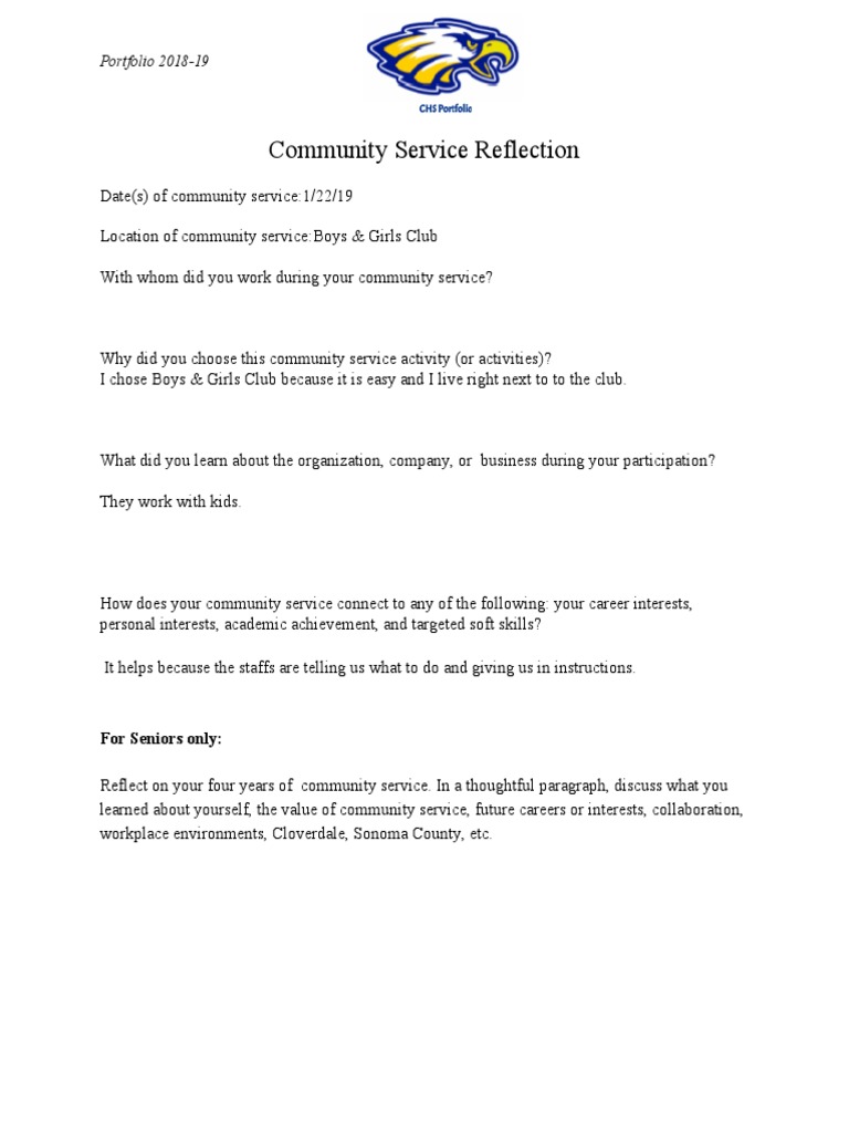 Senior Community Service Insights | PDF