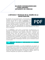 Metodos y Tecnicas en El Diseno de La Investigacion Actualizado