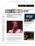 Expanding Your Musical Language by Moving Beyond Typical Jazz Harmony and Song Form » Best. Saxophone. Website. Ever.