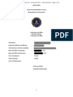 Mariia Maria Butina's Testimony Against George O'Neill Jr. FBI Five-Page Document