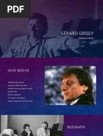 Gérard Grisey: Marcello Cirelli