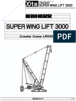 Liebherr LR11200 Tablas de Carga 3000 wing lift 3000 