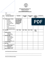 2018 Borang Penilaian Log 5 Lencana Kecekapan