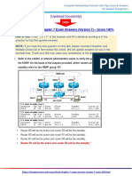 CCNP TSHOOT Chapter 7 Exam Answers (Version 7) - Score 100%