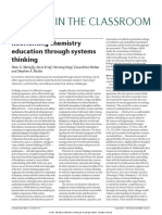 In The Classroom: Reorienting Chemistry Education Through Systems Thinking