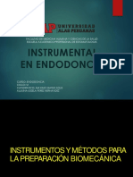 Instrumental en Endodoncia