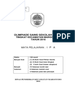 Soal Olimpiade Sains