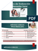 Métodos de Evaluación Del Bienestar Fetal Antenatal