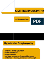 Hypertensive Encephalopathy: By:hasmawaty Basir