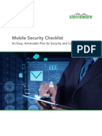 Mobile Security Checklist