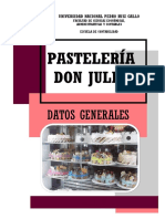 PANADERÍA DON JULIO Avance