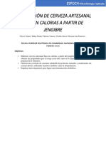 Elaboración de Cerveza Artesanal Baja en Calorias A Partir de Jengibre