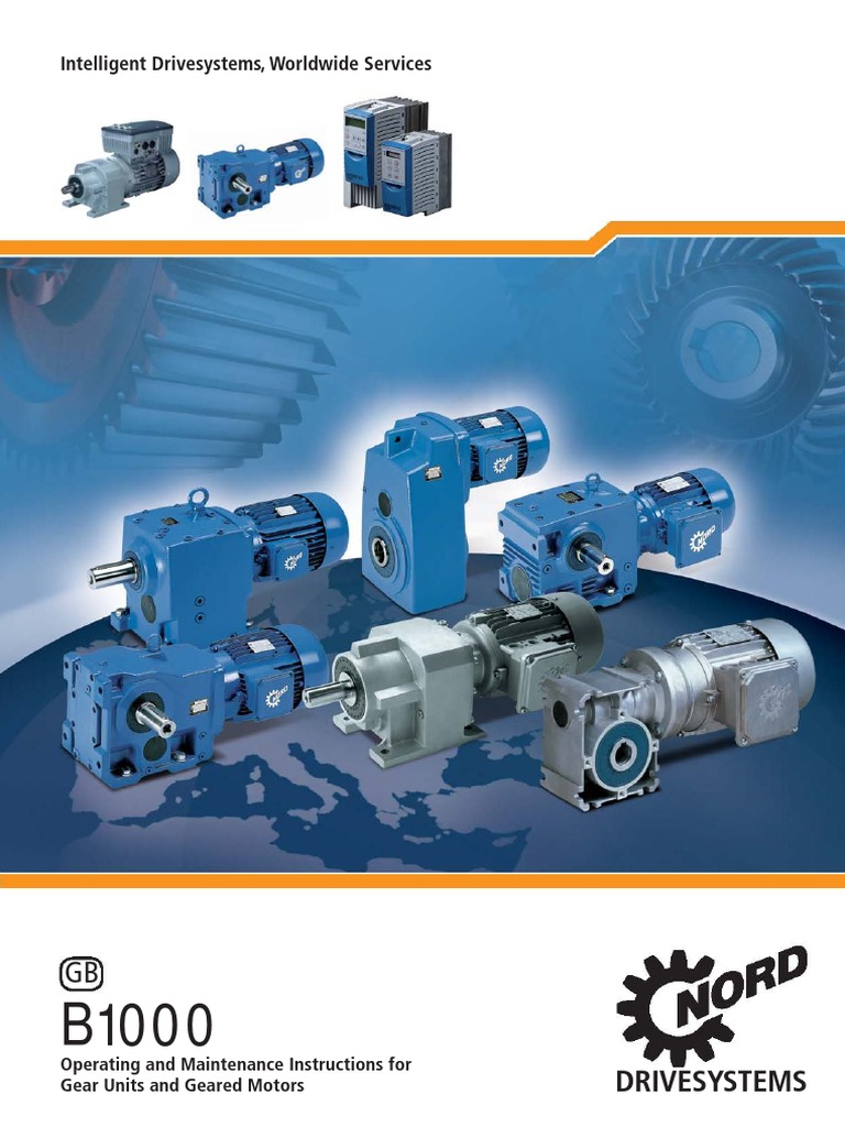 Nord B1000 Gear Units and Motors PDF PDF Screw Gear