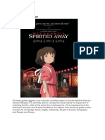 Spirited Away: Directed by Hayao Miyazki